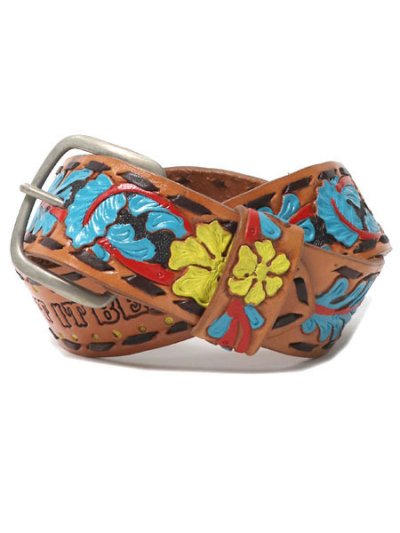 画像1: 【MEGA SALE】TITO LEATHER BELT LET IT BE