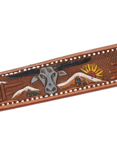画像3: 【MEGA SALE】MEXICAN CRAFT BELT EMBOSS LEATHER