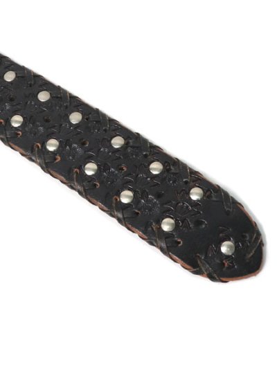 画像4: 【MEGA SALE】TITO LEATHER BELT HAND TOOLING