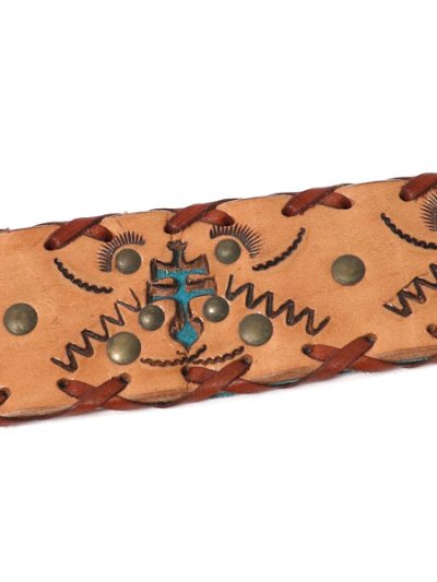 画像3: 【MEGA SALE】TITO LEATHER BELT CROSS