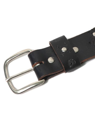 画像2: 【MEGA SALE】TITO LEATHER BELT HAND TOOLING