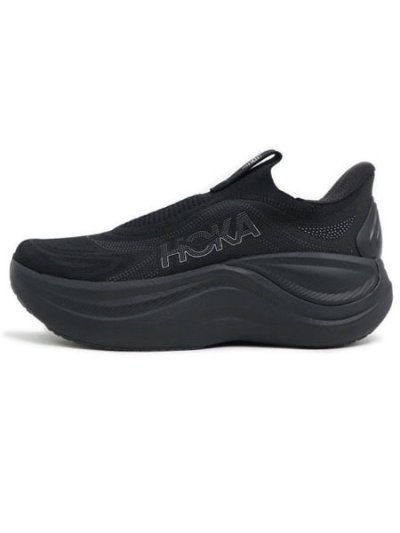 画像1: 【送料無料】HOKA SKYWARD LACELESS BLACK/BLACK