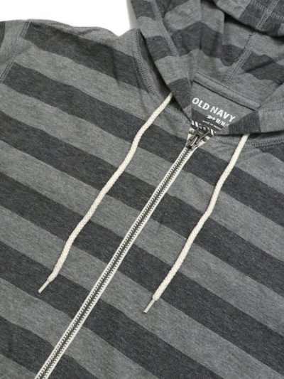 画像3: 【MEGA SALE】OLD NAVY STRIPE ZIP HOODY
