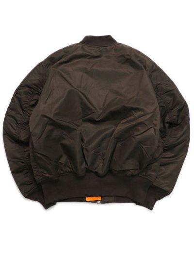 画像2: 【送料無料】ALPHA MA-1 FLIGHT JACKET ESPRESSO