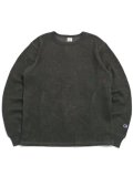 CHAMPION THERMAL L/S TEE-CHARCOAL