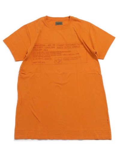 画像1: 【MEGA SALE】MAHARISHI MSU MILITARY TEE-ORANGE