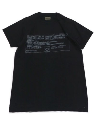 画像1: 【MEGA SALE】MAHARISHI MSU MILITARY TEE-BLACK