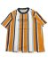 画像1: 【MEGA SALE】GUESS OVERSIZED SAYER STRIPED TEE (1)