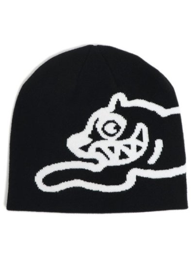 画像1: 【送料無料】ICECREAM RD JACQUARD KNIT CAP BLACK
