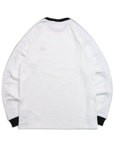 画像2: ADIDAS 3-STRIPES L/S TEE-WHITE