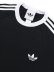 画像3: ADIDAS 3-STRIPES L/S TEE-BLACK (3)