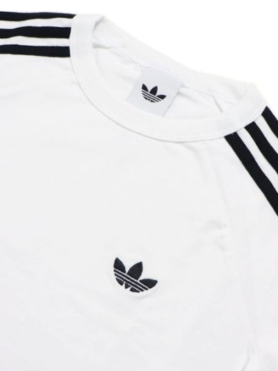 画像3: ADIDAS WMNS 3-STRIPES BABY TEE-WHITE/WHITE/BLACK