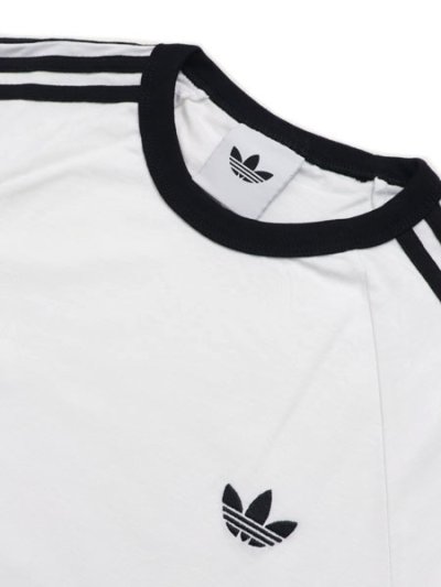 画像3: ADIDAS 3-STRIPES L/S TEE-WHITE