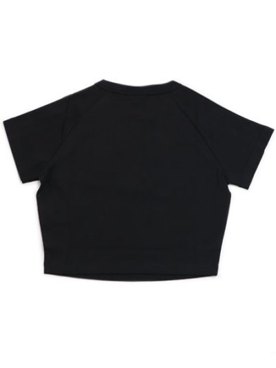 画像2: ADIDAS WMNS 3-STRIPES BABY TEE-BLACK/BLACK/WHITE