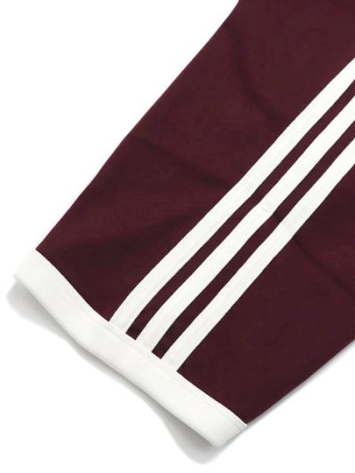 画像4: ADIDAS 3-STRIPES TEE-MAROON/OFF WHITE