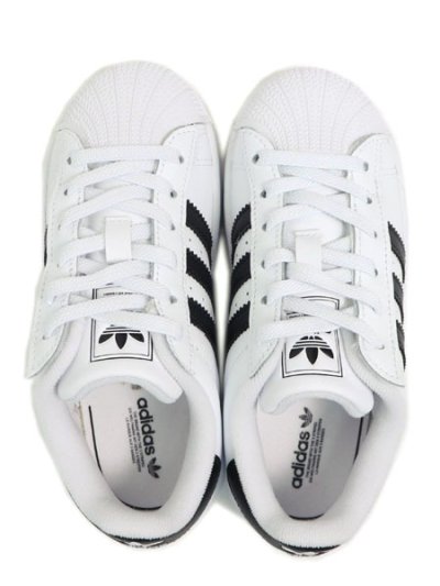 画像6: 【KIDS】ADIDAS SST II CF EL C CLOUD WHITE/CORE BLACK