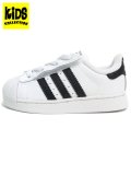 【KIDS】ADIDAS SST II CF EL I CLOUD WHITE/CORE BLACK