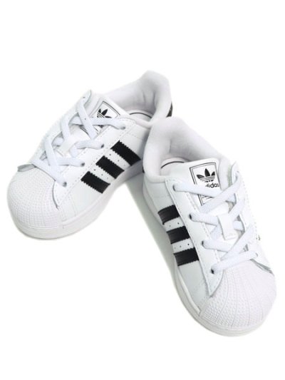 画像5: 【KIDS】ADIDAS SST II CF EL I CLOUD WHITE/CORE BLACK