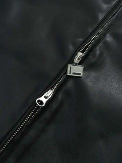 画像5: 【送料無料】FUBU FAUX LEATHER JACKET BLUE