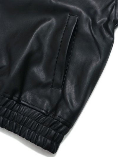 画像4: 【送料無料】FUBU FAUX LEATHER JACKET BLUE