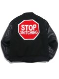 【送料無料】THROWBACK STOP SNITCHING VARSITY JACKET