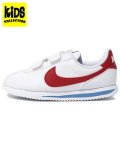 【KIDS】NIKE CORTEZ VELCRO PS WHITE/V BLUE/V RED