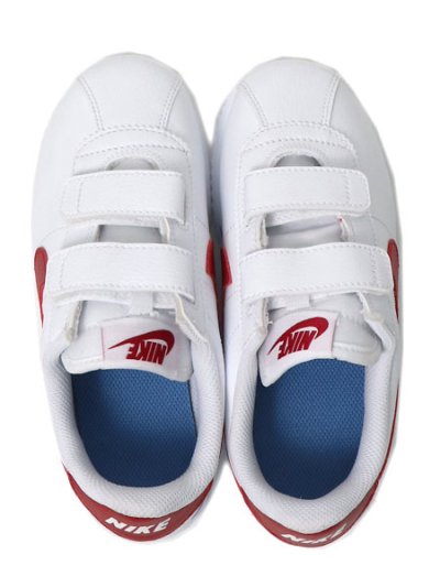画像6: 【KIDS】NIKE CORTEZ VELCRO PS WHITE/V BLUE/V RED