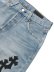 画像3: 【送料無料】ADVANCE LEVIS 501 CROSS LEATHER LT BLUE BLACK (3)