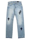 【送料無料】ADVANCE LEVIS 501 CROSS LEATHER LT BLUE BLACK
