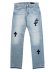画像1: 【送料無料】ADVANCE LEVIS 501 CROSS LEATHER LT BLUE BLACK (1)