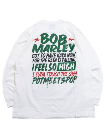 画像2: POT MEETS POP I FEEL SO HIGH LS TEE WHITE