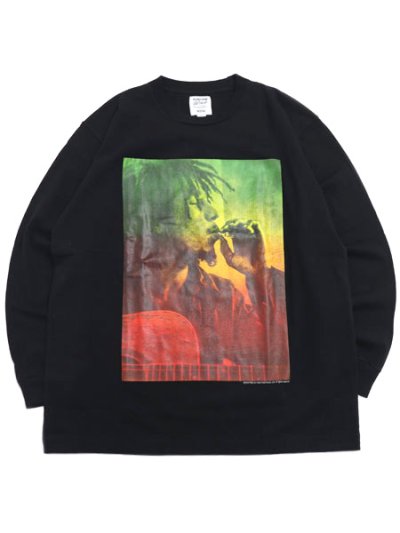 画像1: POT MEETS POP I FEEL SO HIGH LS TEE BLACK