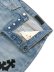 画像4: 【送料無料】ADVANCE LEVIS 501 CROSS LEATHER LT BLUE BLACK (4)
