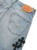 画像5: 【送料無料】ADVANCE LEVIS 501 CROSS LEATHER LT BLUE BLACK (5)