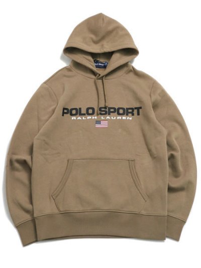 画像1: 【送料無料】POLO RALPH LAUREN POLO SPORT FLEECE HOODIE DESERT KHAKI