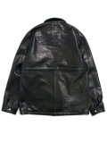 【送料無料】WEST WEAR ES SCRIPT LOGO LEATHER COACH JACKET