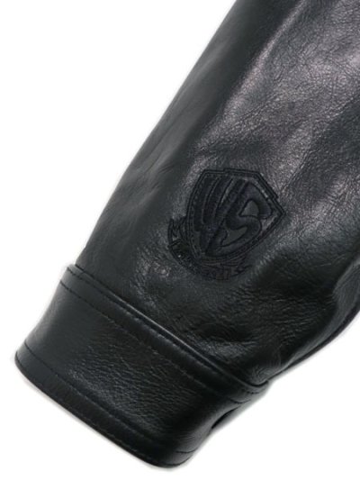 画像8: 【送料無料】WEST WEAR WS SCRIPT LOGO LEATHER COACH JACKET