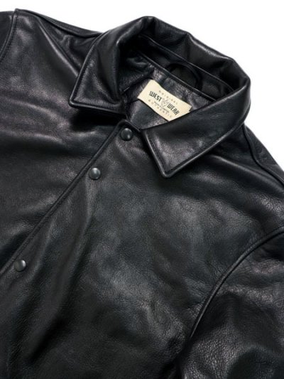 画像3: 【送料無料】WEST WEAR GFL SCRIPT LOGO LEATHER COACH JACKET