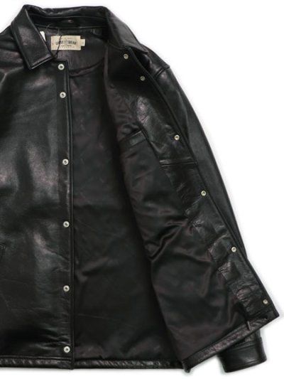 画像7: 【送料無料】WEST WEAR WS SCRIPT LOGO LEATHER COACH JACKET