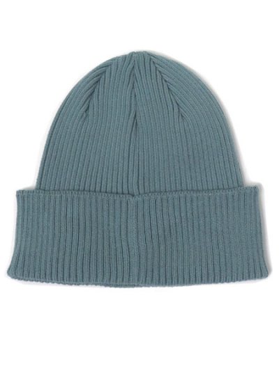 画像2: 【送料無料】C.P.COMPANY COTTON GOGGLE BEANIE SILVER BLUE