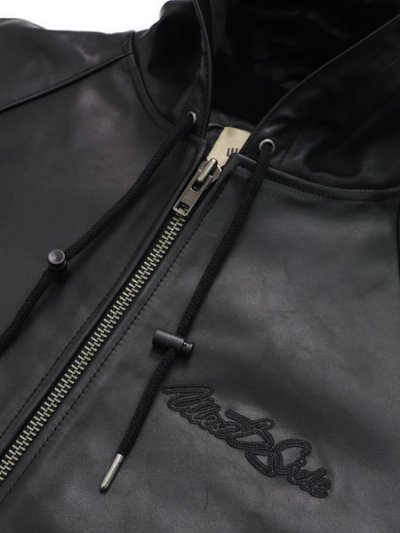 画像3: 【送料無料】WEST WEAR WS LOGO LEATHER WORK JACKET