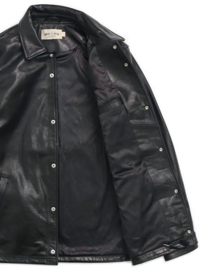 画像7: 【送料無料】WEST WEAR ES SCRIPT LOGO LEATHER COACH JACKET