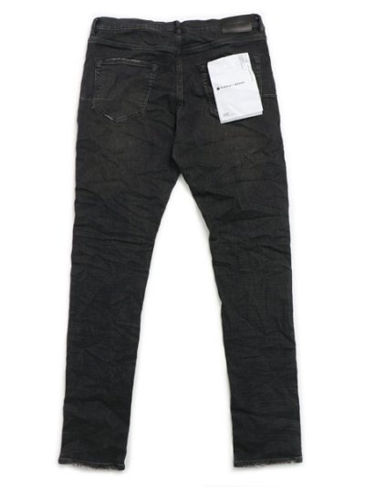 画像2: 【送料無料】PURPLE BRAND BLACK OVER SPRAY JEAN