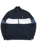 【送料無料】POLO RALPH LAUREN PIECE-STRIPED DOUBLE-KNIT TRACK JACKET