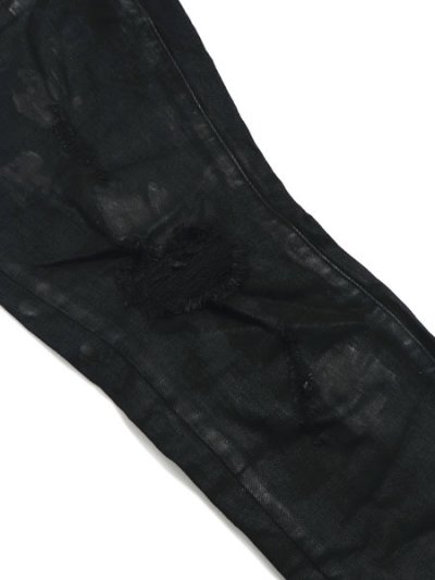 画像7: 【送料無料】PURPLE BRAND BLACK OIL SPILL JEAN