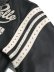 画像4: 【送料無料】PELLE PELLE ENCRUSTED VARSITY JACKET BLACK/IVORY (4)
