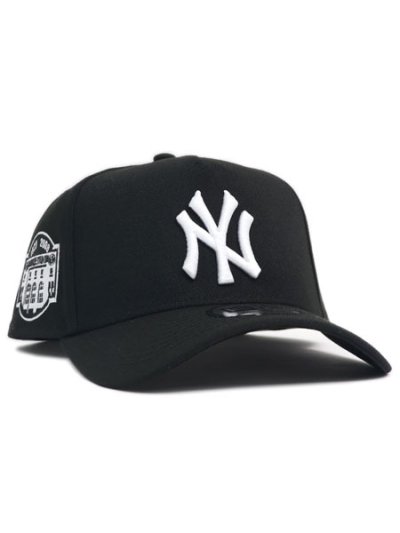 画像1: NEW ERA 9FORTY A-FRAME MLB BLACK & WHITE YANKEES