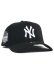 画像1: NEW ERA 9FORTY A-FRAME MLB BLACK & WHITE YANKEES (1)