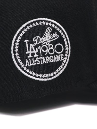 画像8: NEW ERA 9FORTY A-FRAME MLB BLACK & WHITE DODGERS