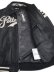 画像6: 【送料無料】PELLE PELLE ENCRUSTED VARSITY JACKET BLACK/IVORY (6)
